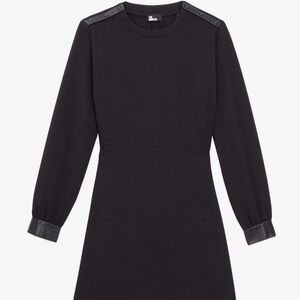 The Kooples Black Textured Dress